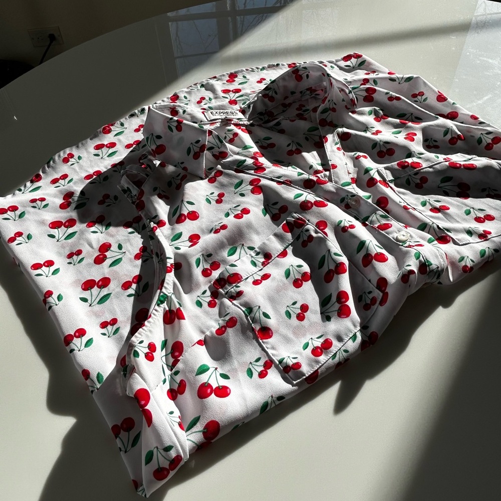 Express cherry tank top